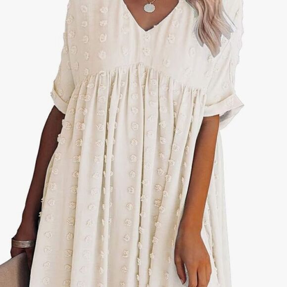 KIRUNDO DOTTED SWISS BABYDOLL DRESS NWT - Picture 11 of 11